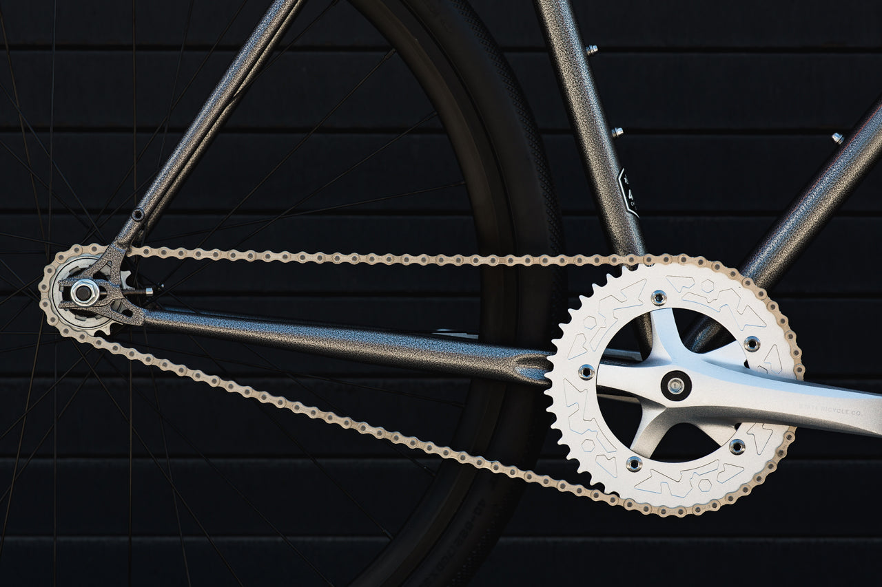 4130 - Hammered Powder Coat – (Fixed Gear / Single-Speed)