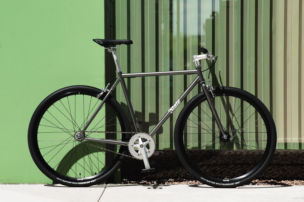 4130 - Hammered Powder Coat – (Fixed Gear / Single-Speed)