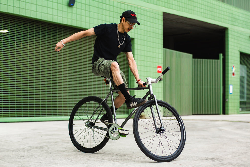 4130 - Hammered Powder Coat – (Fixed Gear / Single-Speed)