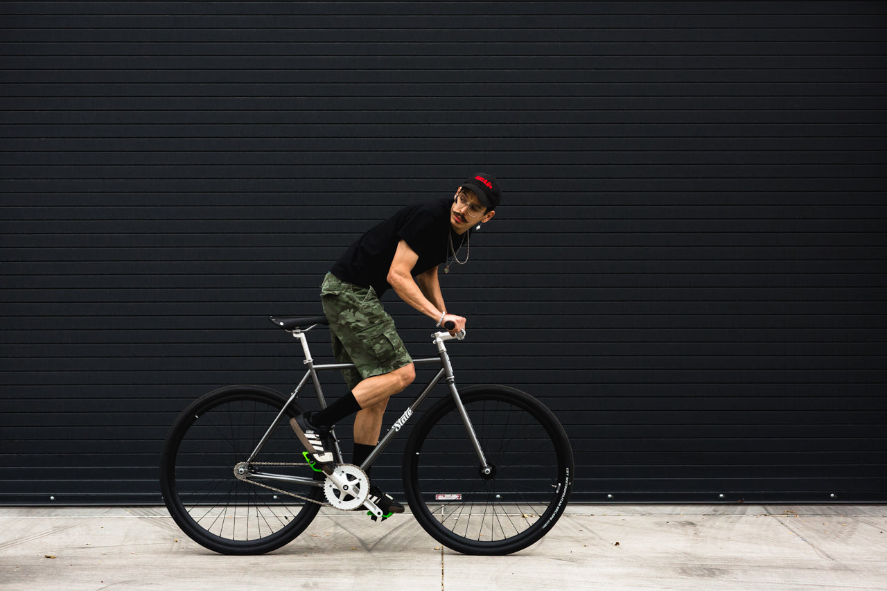 4130 - Hammered Powder Coat – (Fixed Gear / Single-Speed)