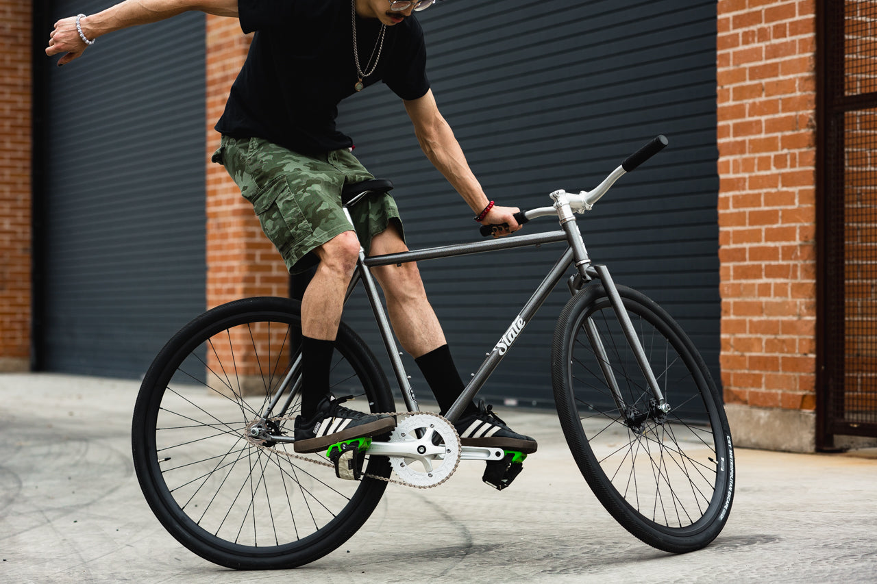 4130 - Hammered Powder Coat – (Fixed Gear / Single-Speed)