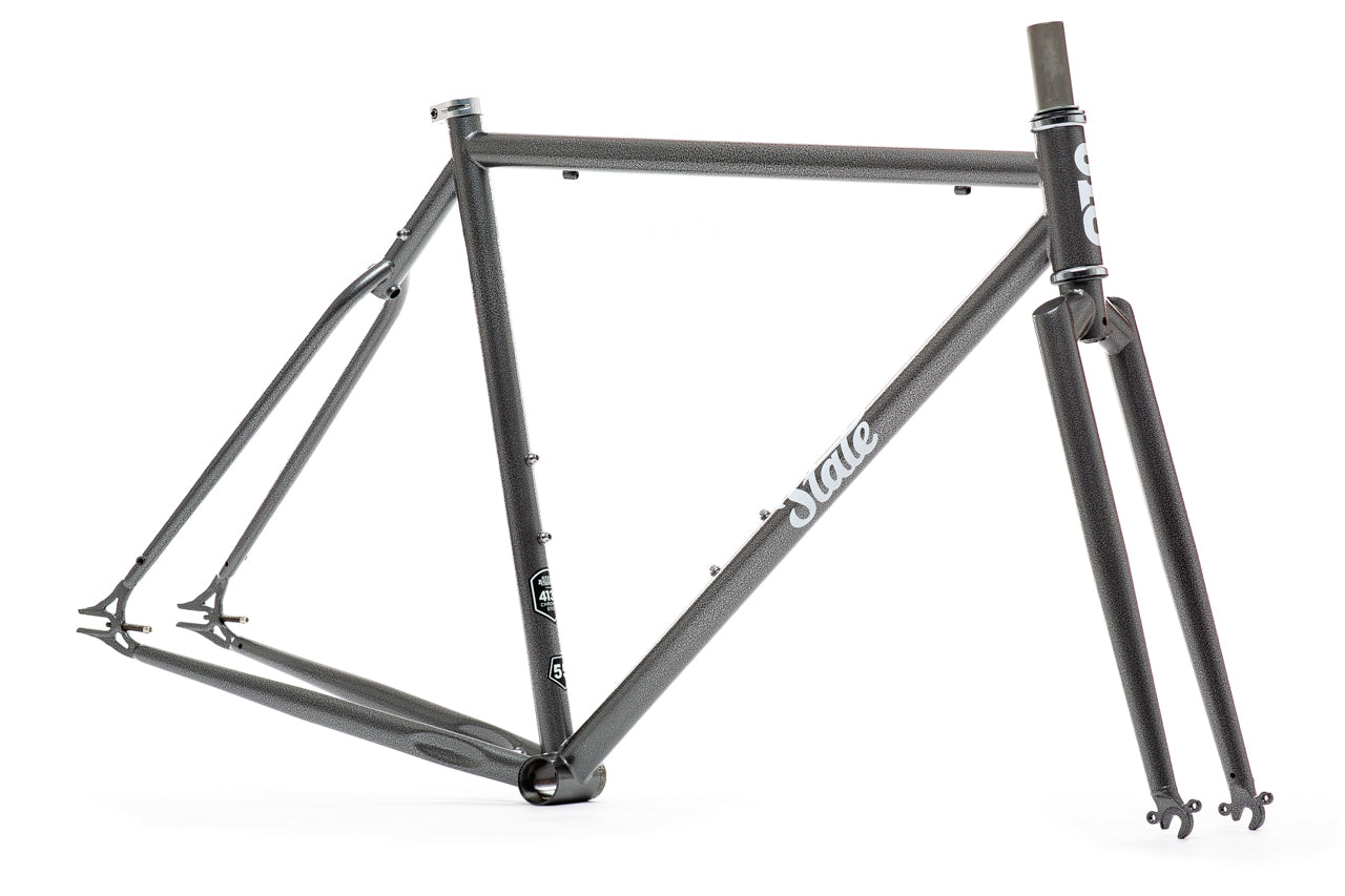 4130 Steel - Fixed Gear / Single-Speed - Frame Set - Hammered Powder Coat