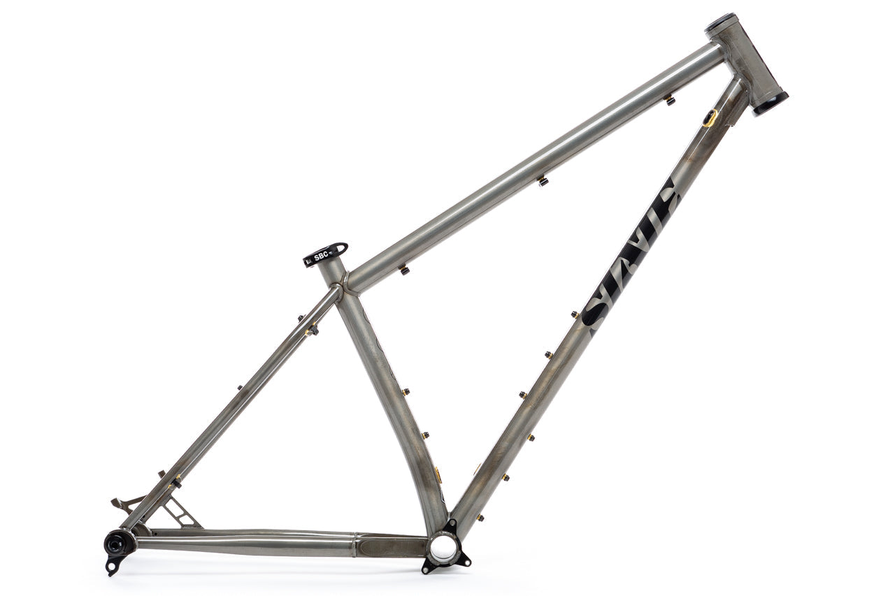 4130 Trail - Mountain Bike - Frame Set - Raw Phosphate