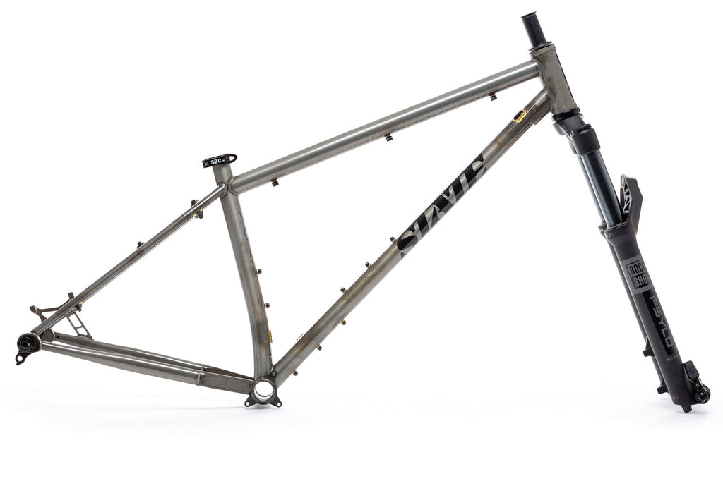 4130 Trail - Mountain Bike - Frame Set - Raw Phosphate