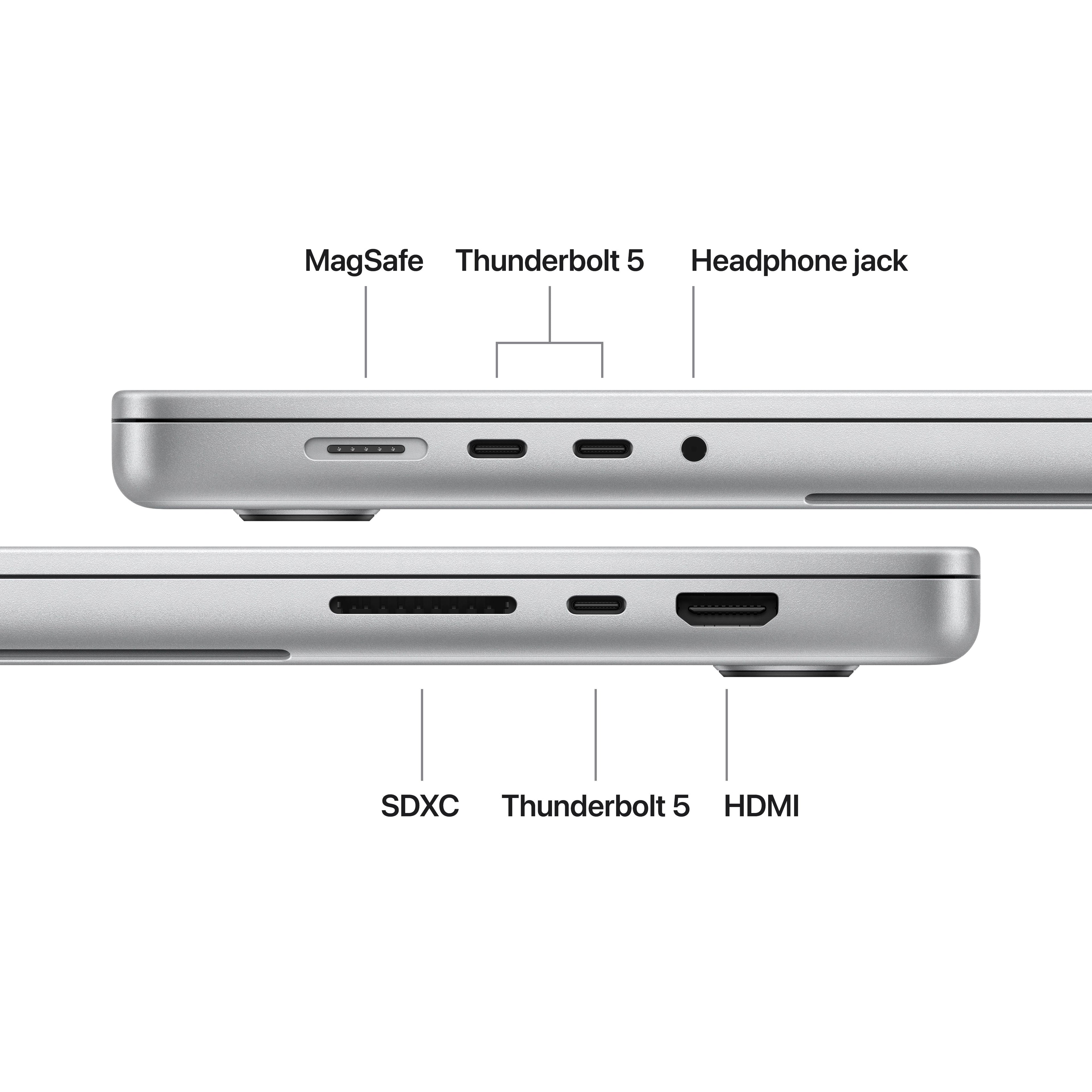 16-inch MacBook Pro with M5 Pro or Max - Nano-texture Display - Silver