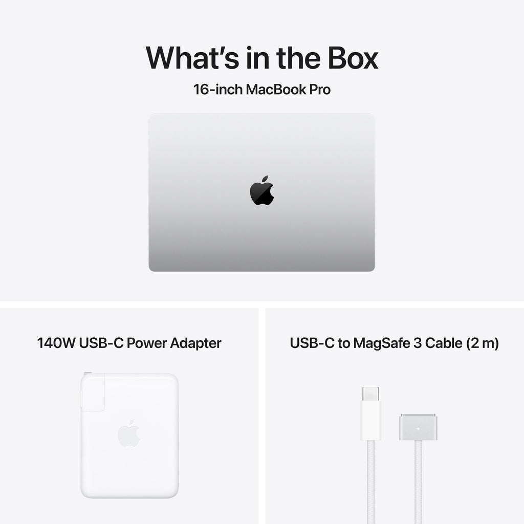 16-inch MacBook Pro with M5 Pro or Max - Standard Display - Silver