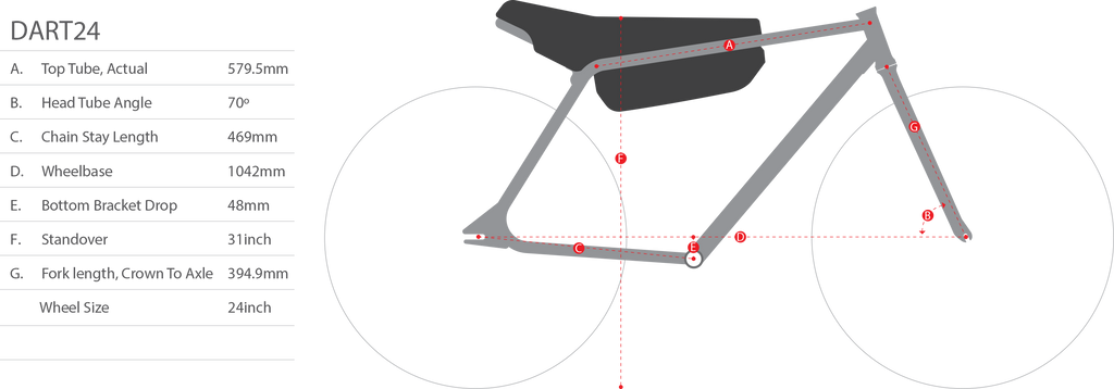 PREORDER - Crew Bike Co. Dart24 EV - (Ships 7/22)