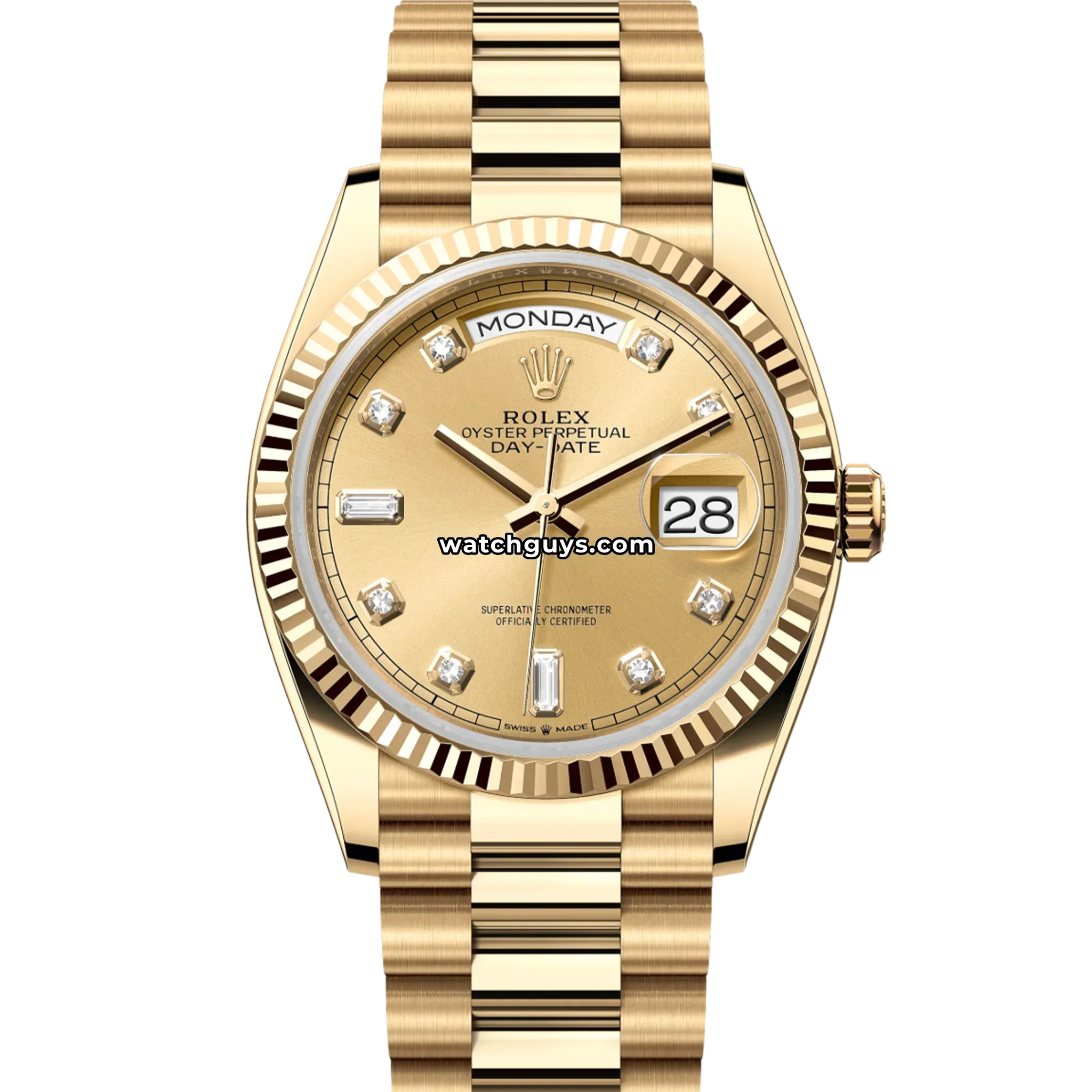Rolex Day-Date 128238 Champagne Diamond