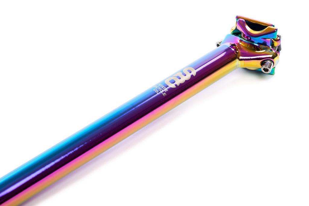 State Bicycle Co. -  "Galaxy" Oil Slick Seatpost