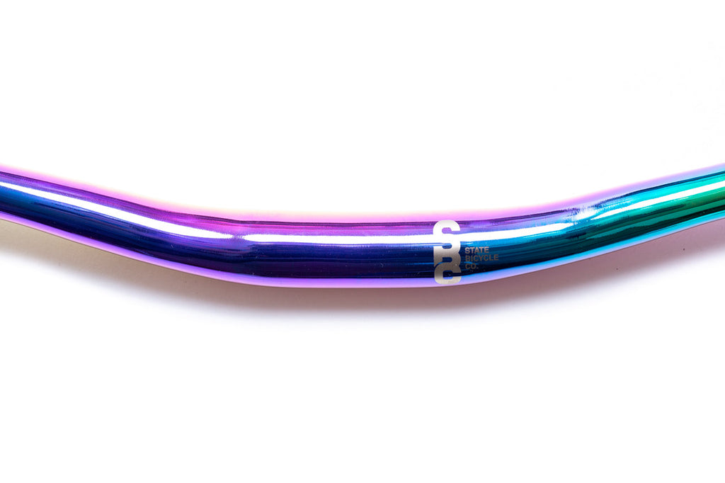 State Bicycle Co. - "Galaxy" Oil Slick Wider Riser Handlebar