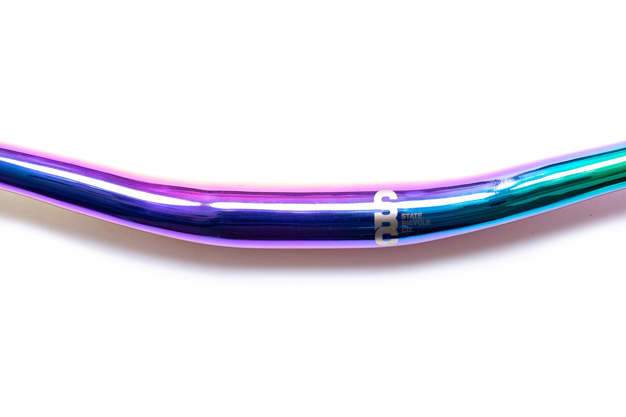 State Bicycle Co. - "Galaxy" Oil Slick Wider Riser Handlebar
