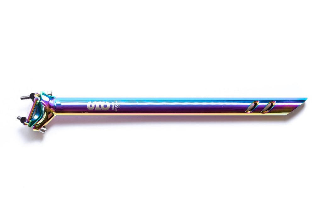 State Bicycle Co. -  "Galaxy" Oil Slick Seatpost