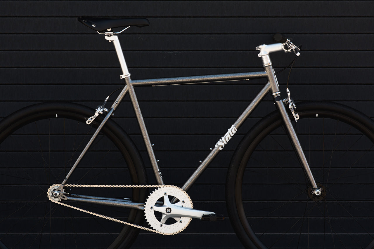 4130 Steel - Fixed Gear / Single-Speed - Frame Set - Hammered Powder Coat