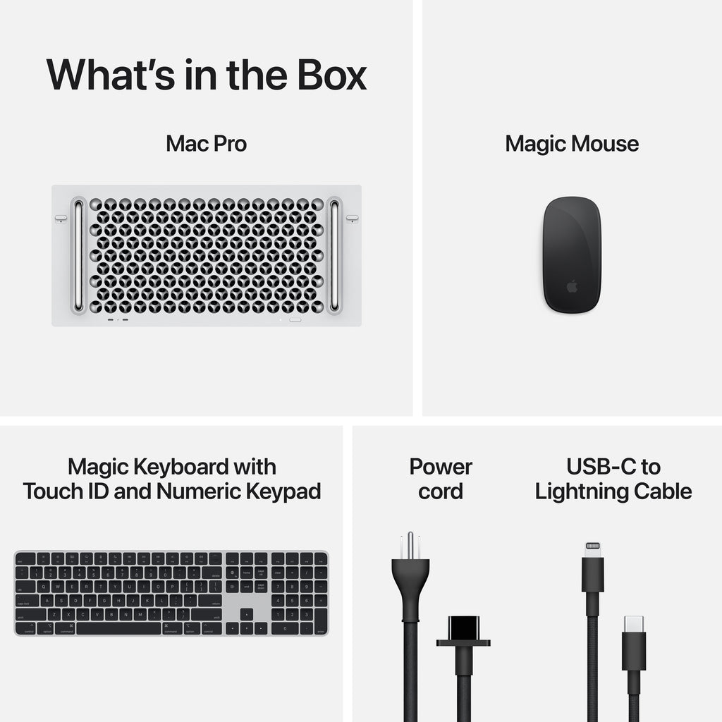Mac Pro (2023) - Rack Mount M2 Ultra 24C CPU 76C GPU 192GB 8TB