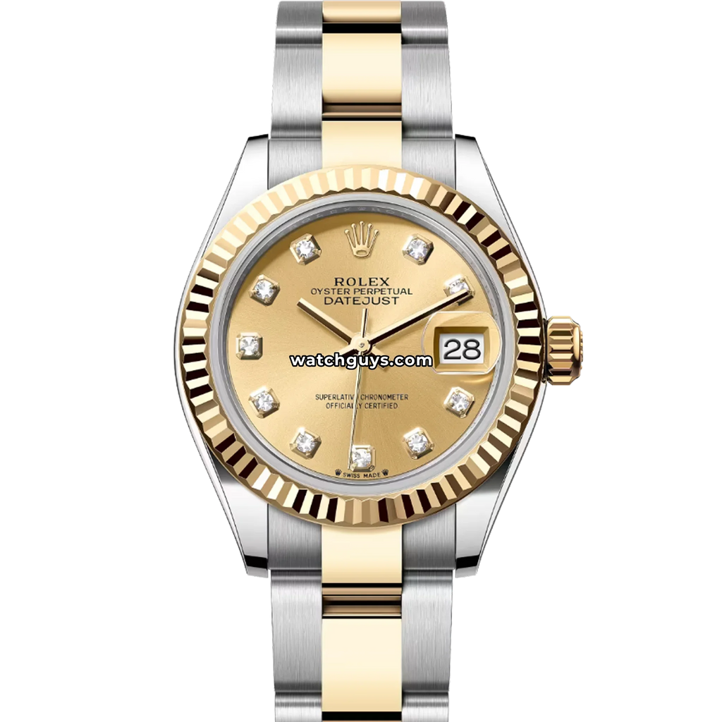 Rolex Datejust 279173 Champagne Diamond Oyster