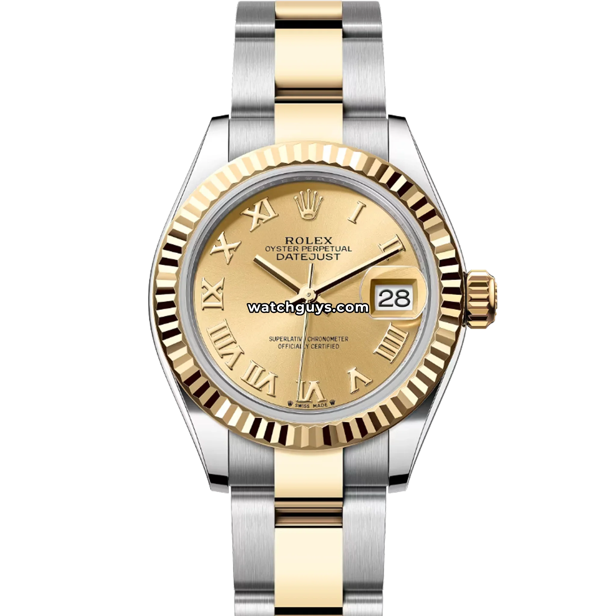 Rolex Datejust 279173 Champagne Roman Oyster