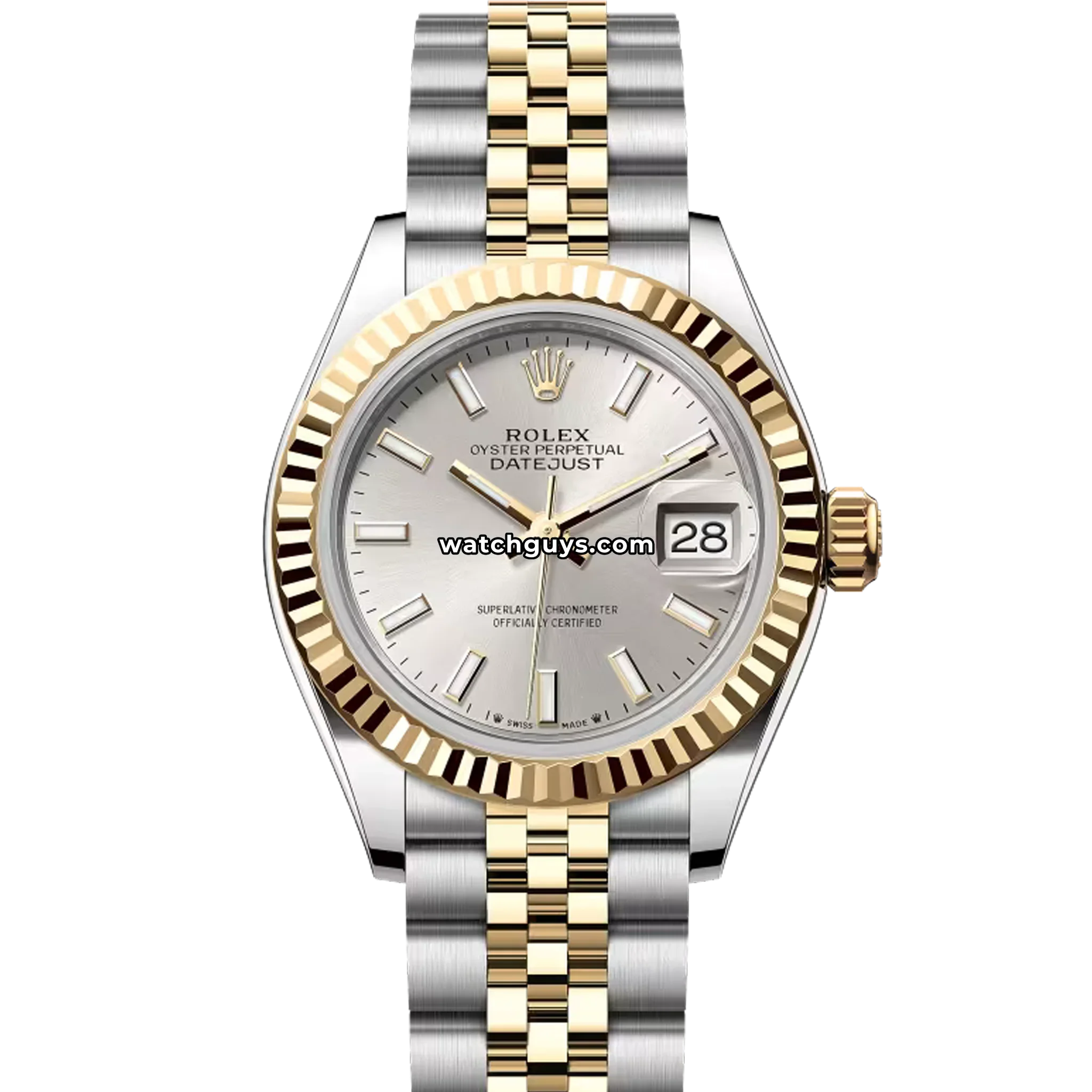 Rolex Datejust 279173 Silver Index Jubilee