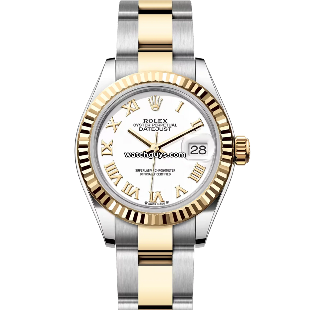 Rolex Datejust 279173 White Roman Two Tone