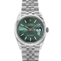 Rolex Datejust 126200 Mint Green Jubilee