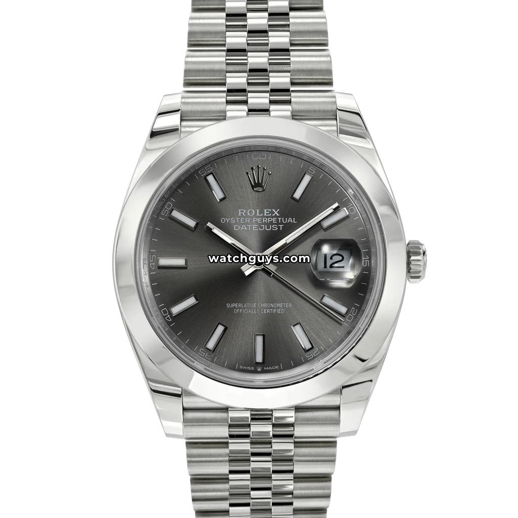 Rolex Datejust 126300 Rhodium Index Jubilee