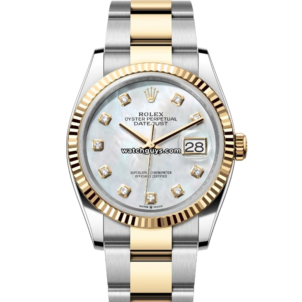 Rolex Datejust 126233 Mother of Pearl Diamond Oyster