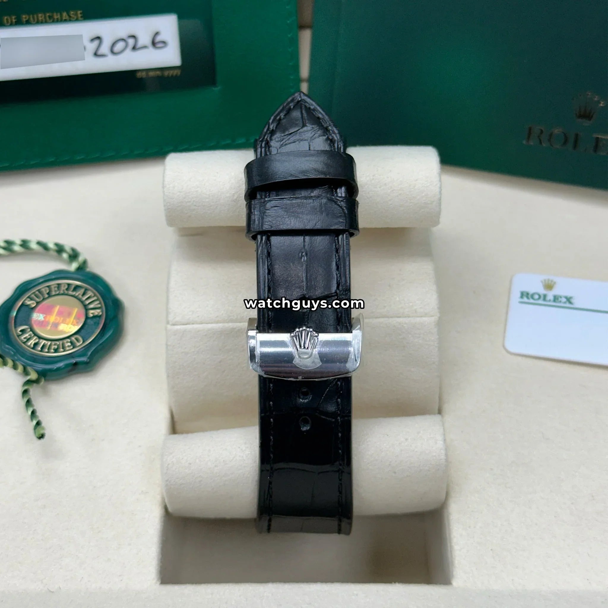 Rolex 1908 Ice Blue Platinum 52506