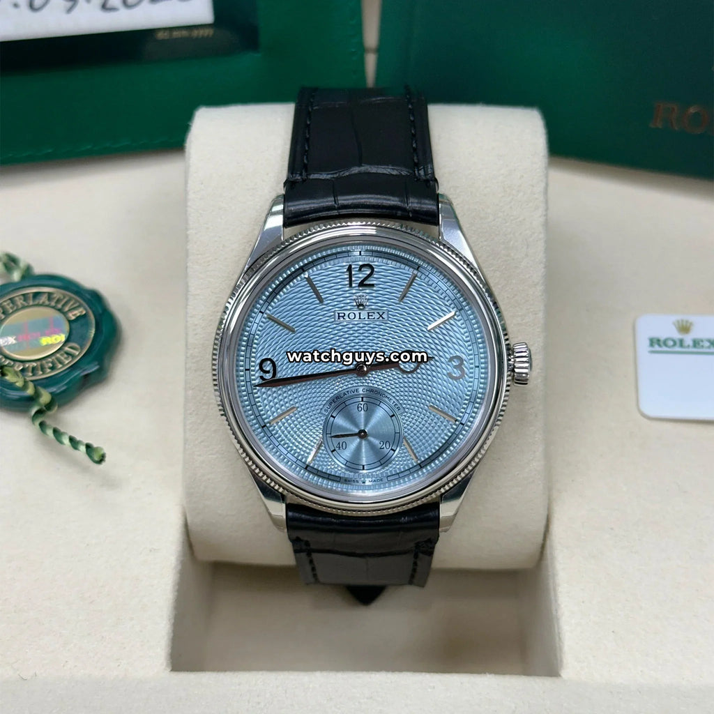 Rolex 1908 Ice Blue Platinum 52506