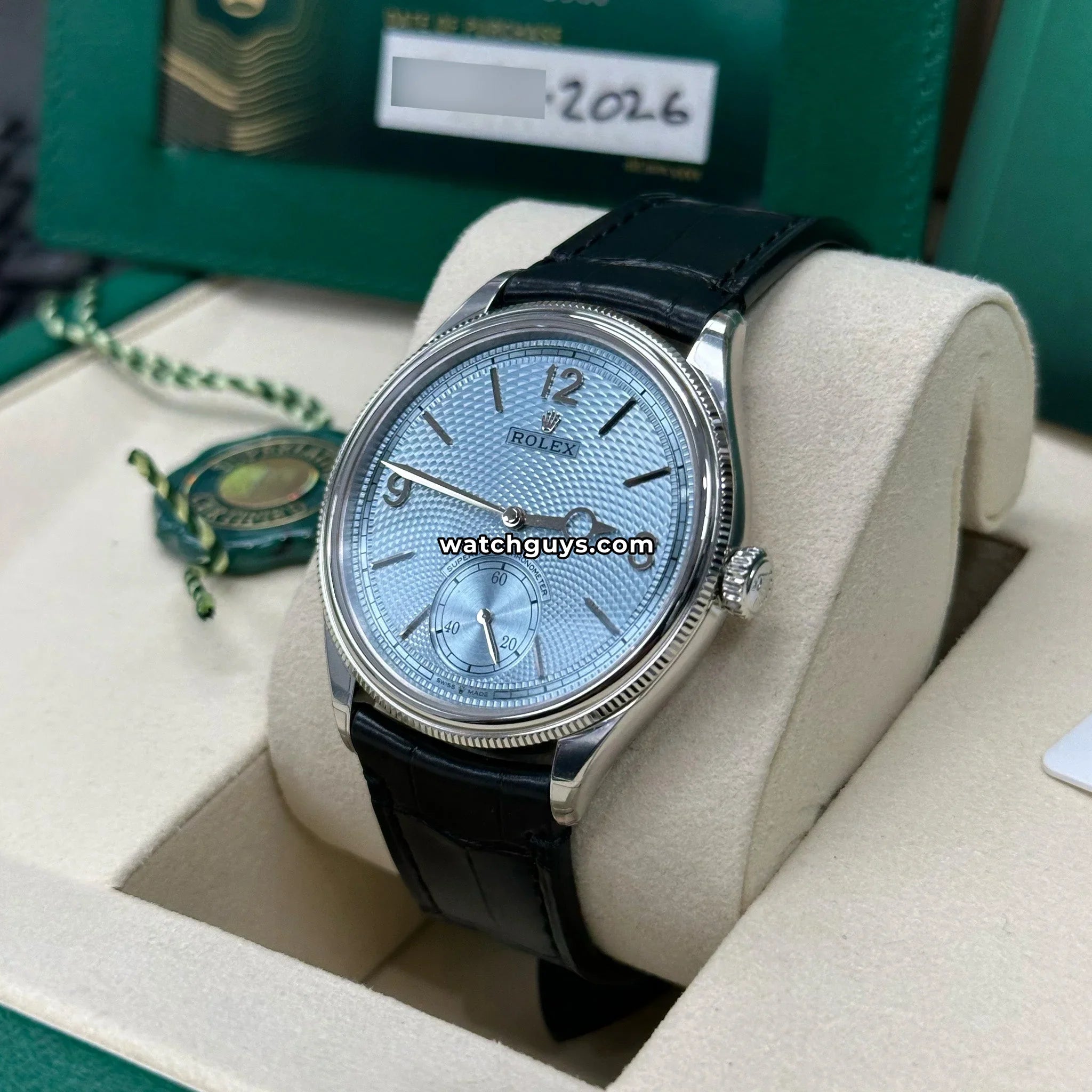Rolex 1908 Ice Blue Platinum 52506