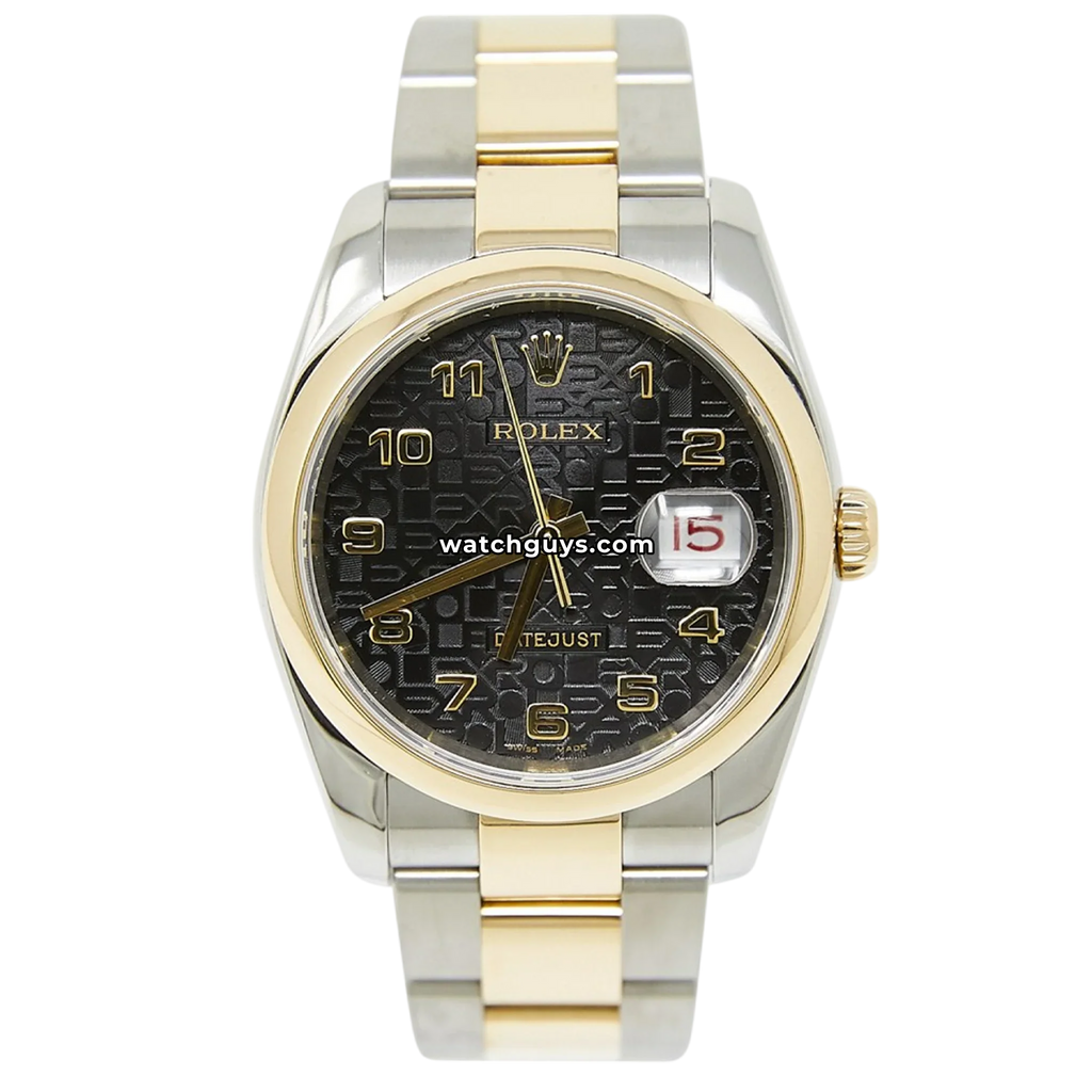 Rolex Datejust 116203 Black Jubilee Arabic Dial