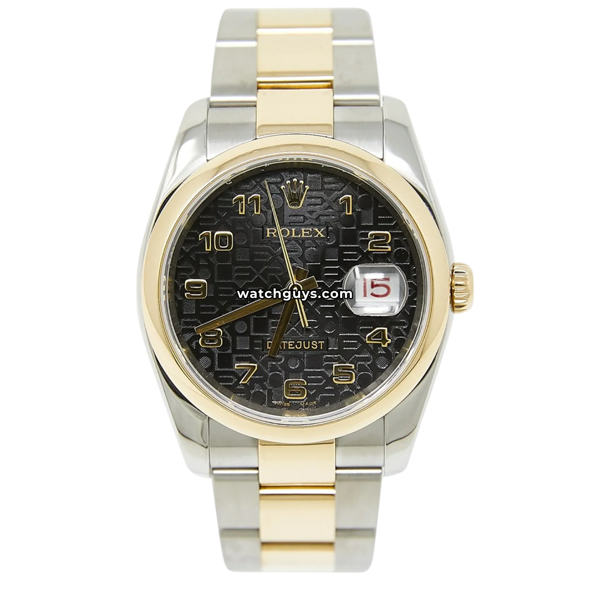 Rolex Datejust 116203 Black Jubilee Arabic Dial