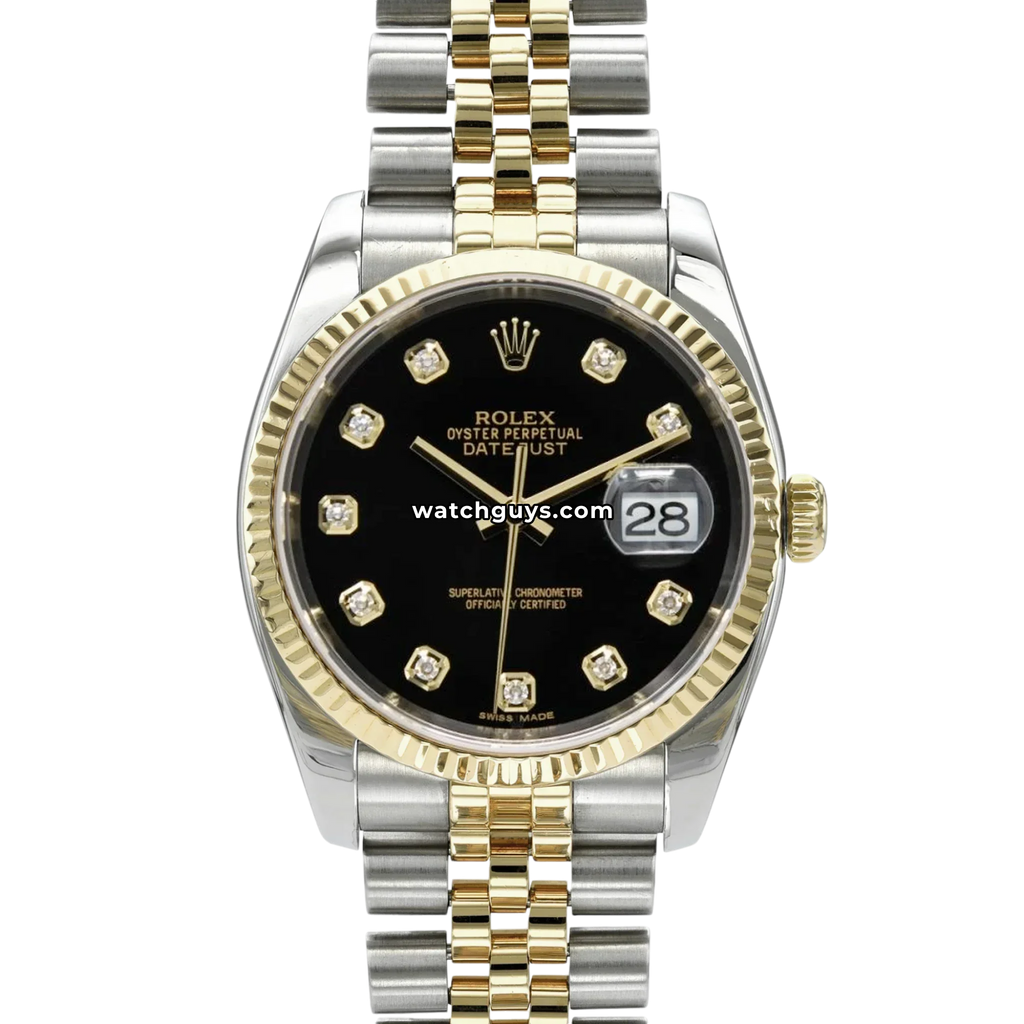 Rolex Datejust 116233 Black Diamond Jubilee