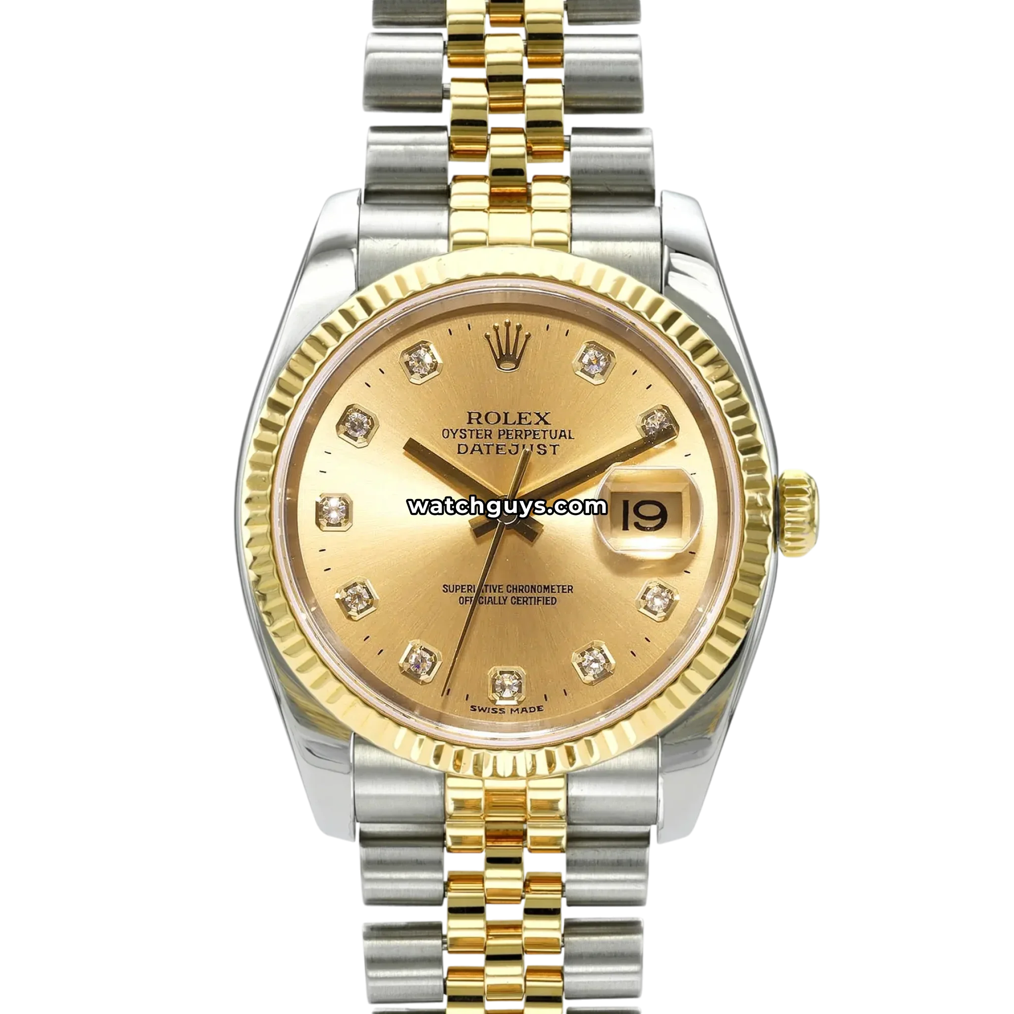 Rolex Datejust 116233 Champagne Diamond Jubilee