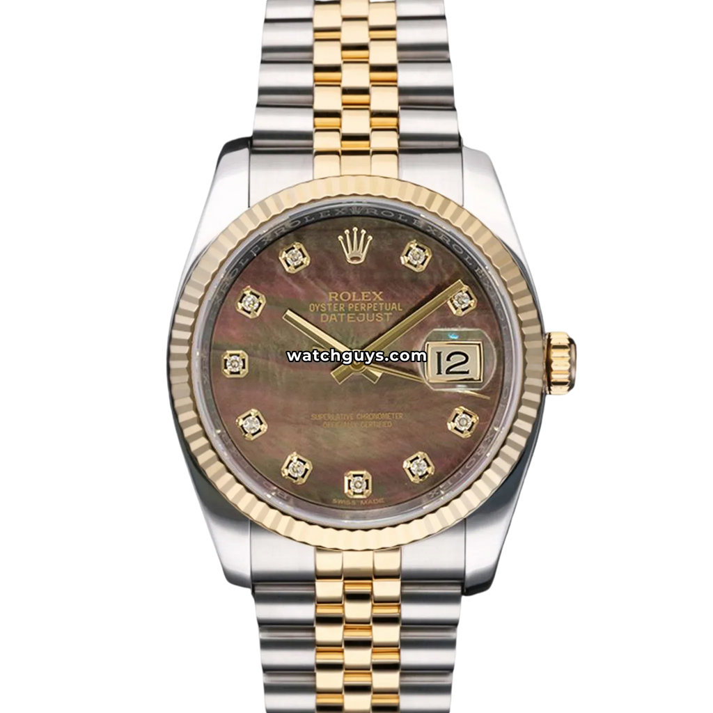 Rolex Datejust 116233 Dark Mother of Pearl Diamond Jubilee