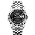 Rolex Datejust 116234 Black Sunbeam Jubilee
