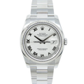 Rolex Datejust 116234 White Roman Oyster