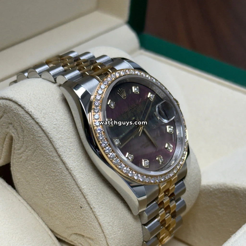Rolex Datejust 116243 Dark Mother of Pearl Diamond