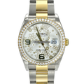 Rolex Datejust 116243 Silver Flower