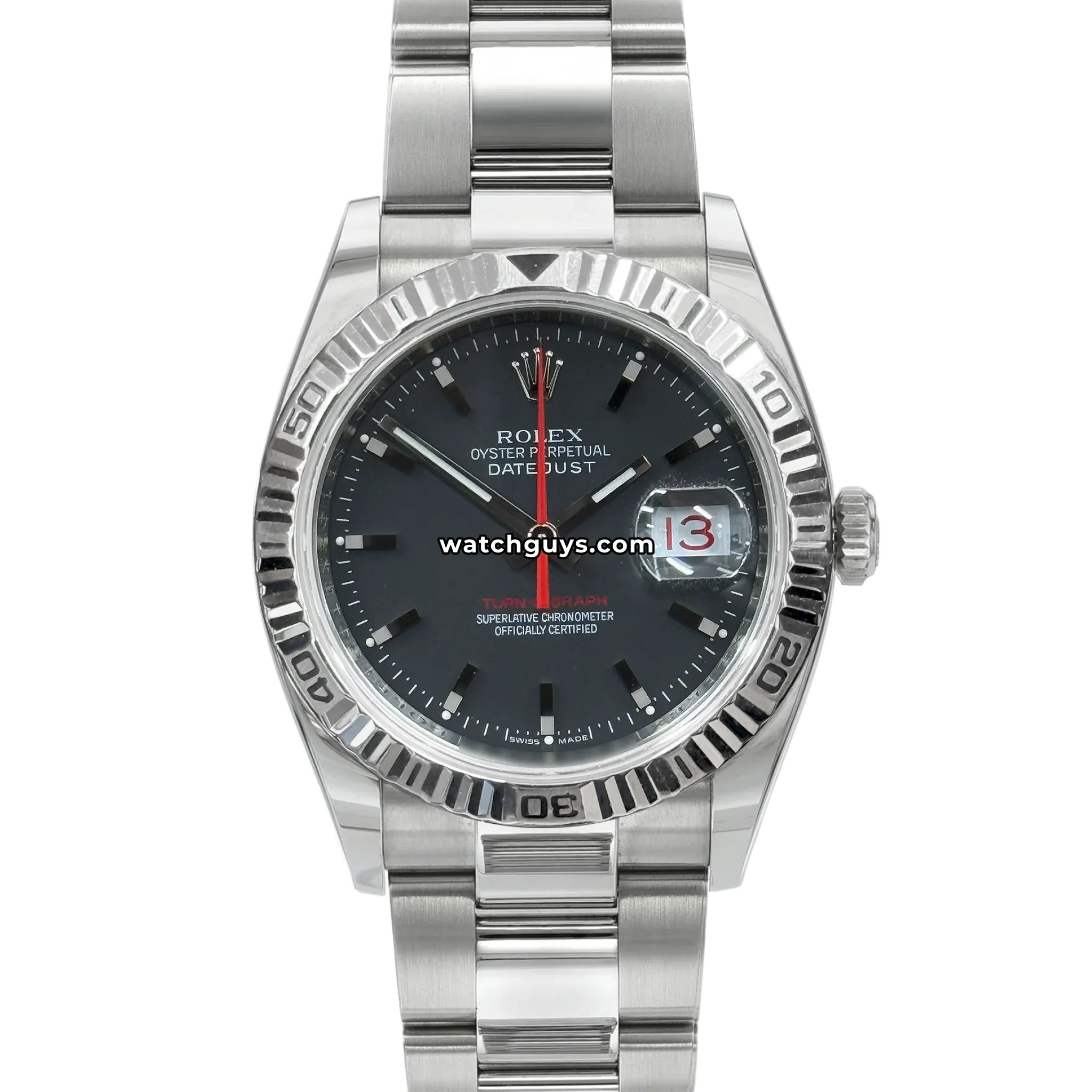 Rolex Datejust 116264 Black Thunderbird