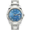 Rolex Datejust 116334 Blue Roman Oyster