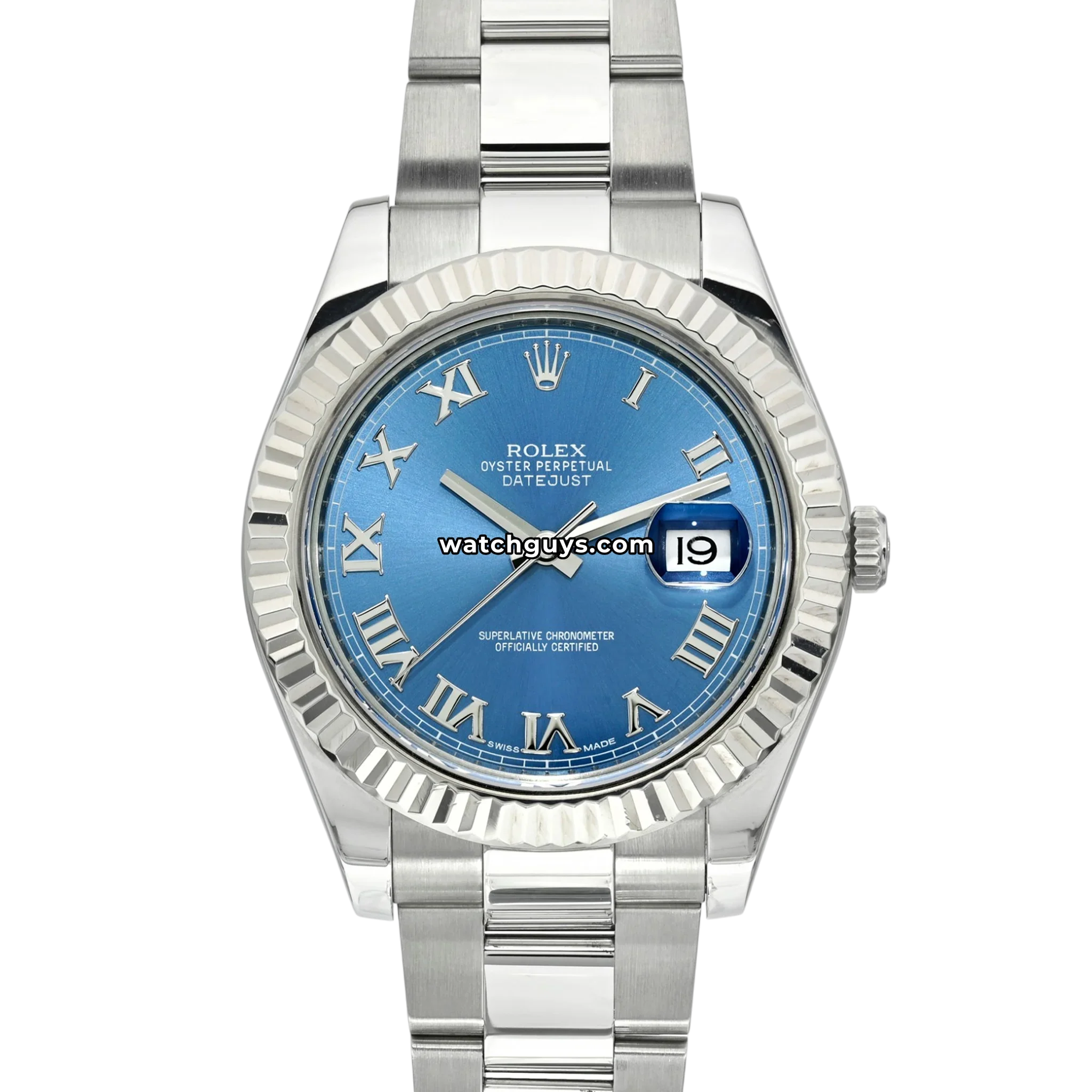 Rolex Datejust 116334 Blue Roman Oyster