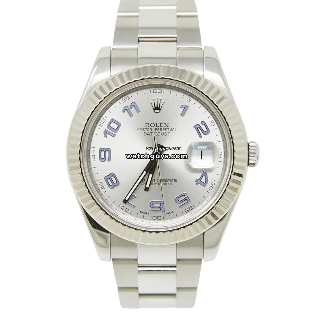 Rolex Datejust 116334 Silver Arabic