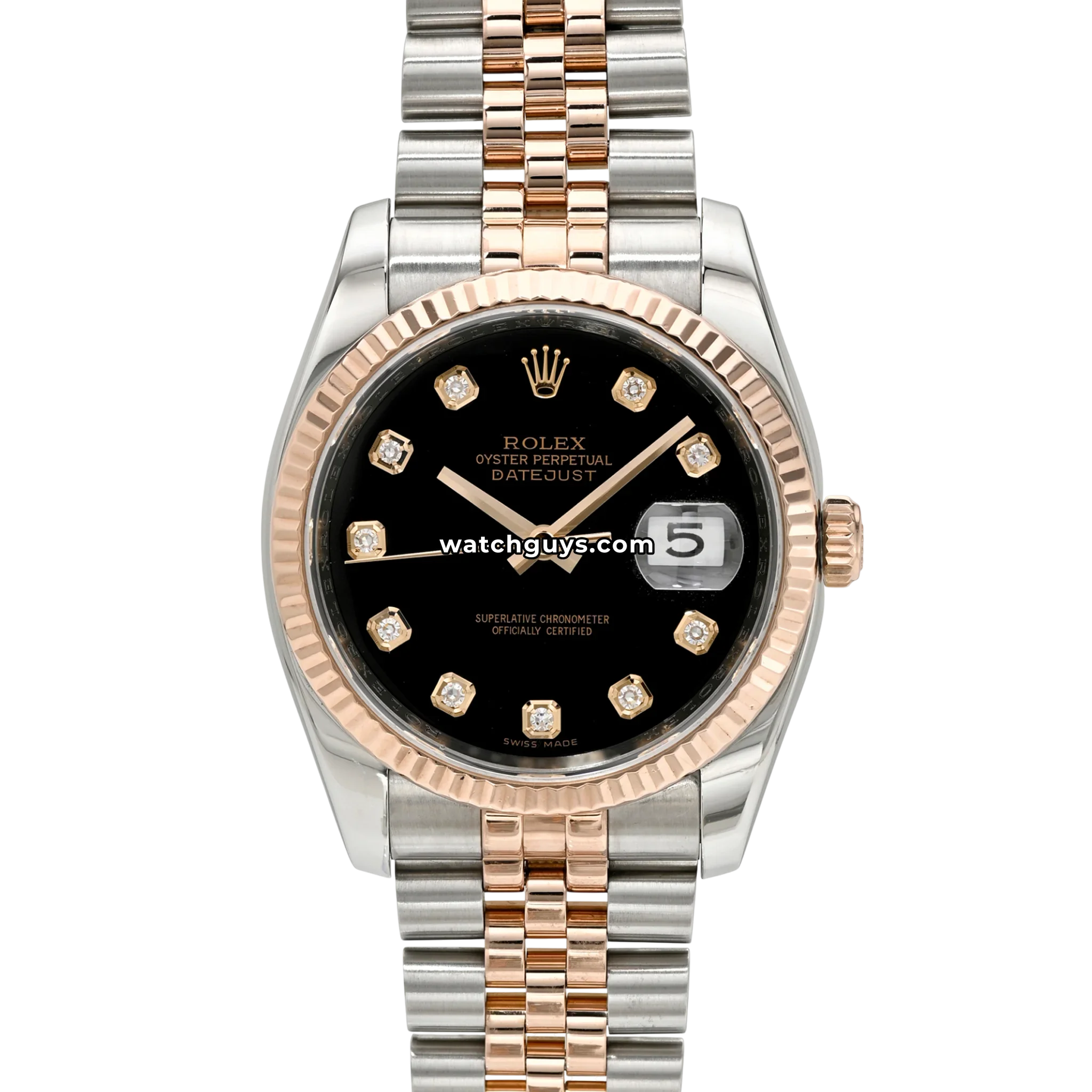 Rolex Datejust 116231 Black Diamond Jubilee