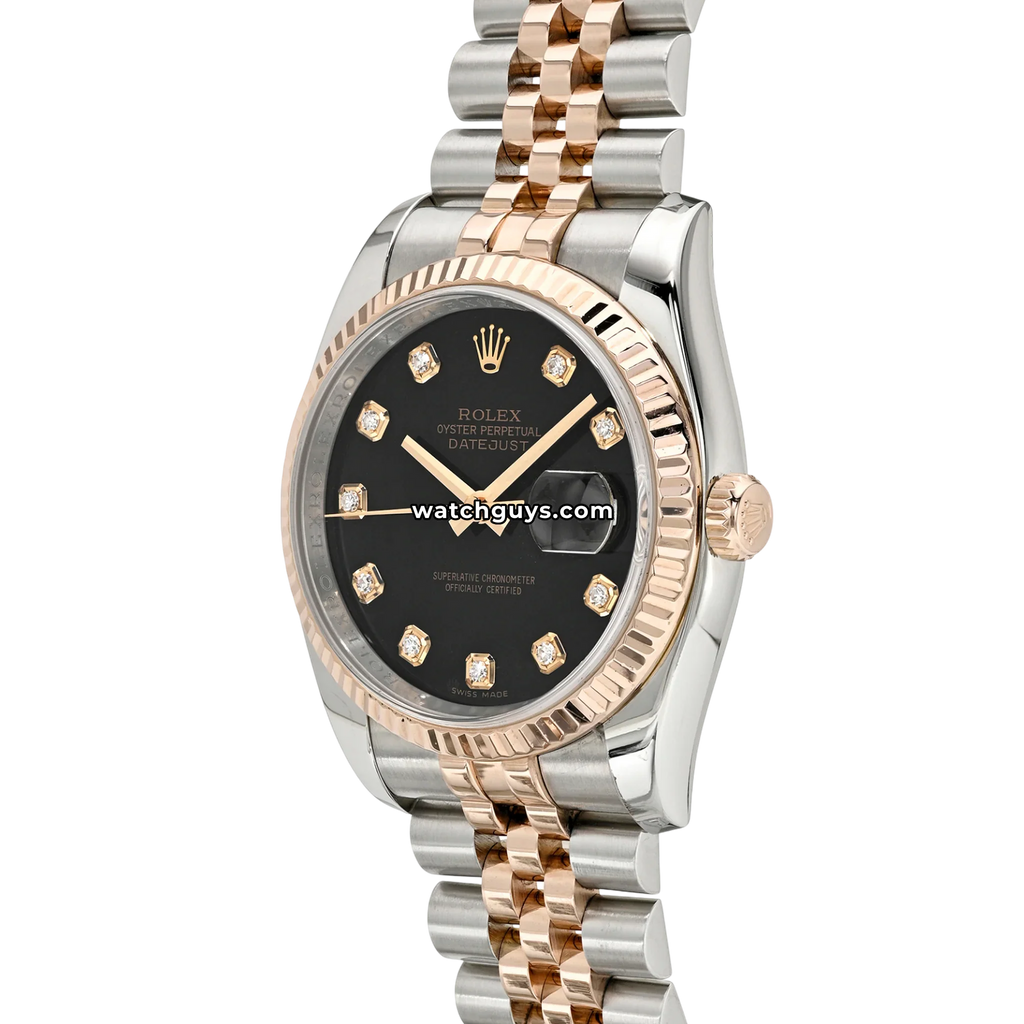 Rolex Datejust 116231 Black Diamond Jubilee