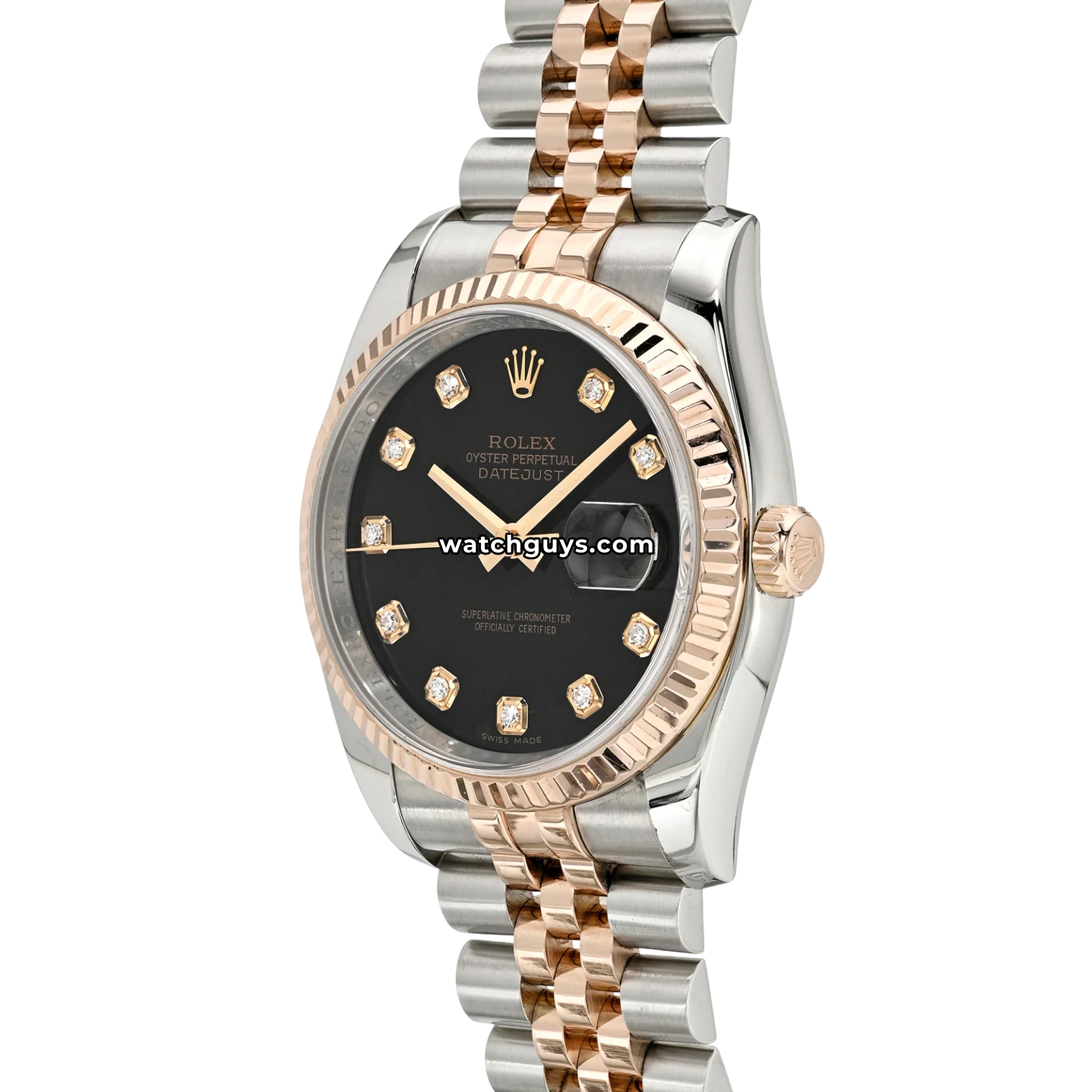Rolex Datejust 116231 Black Diamond Jubilee