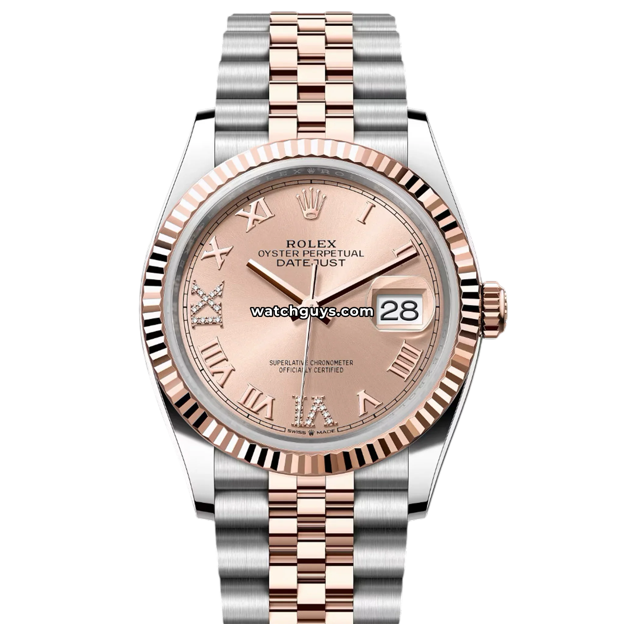 Rolex Datejust 126231 Rose Roman Diamond Jubilee