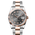 Rolex Datejust 126231 Slate Roman Diamond Oyster