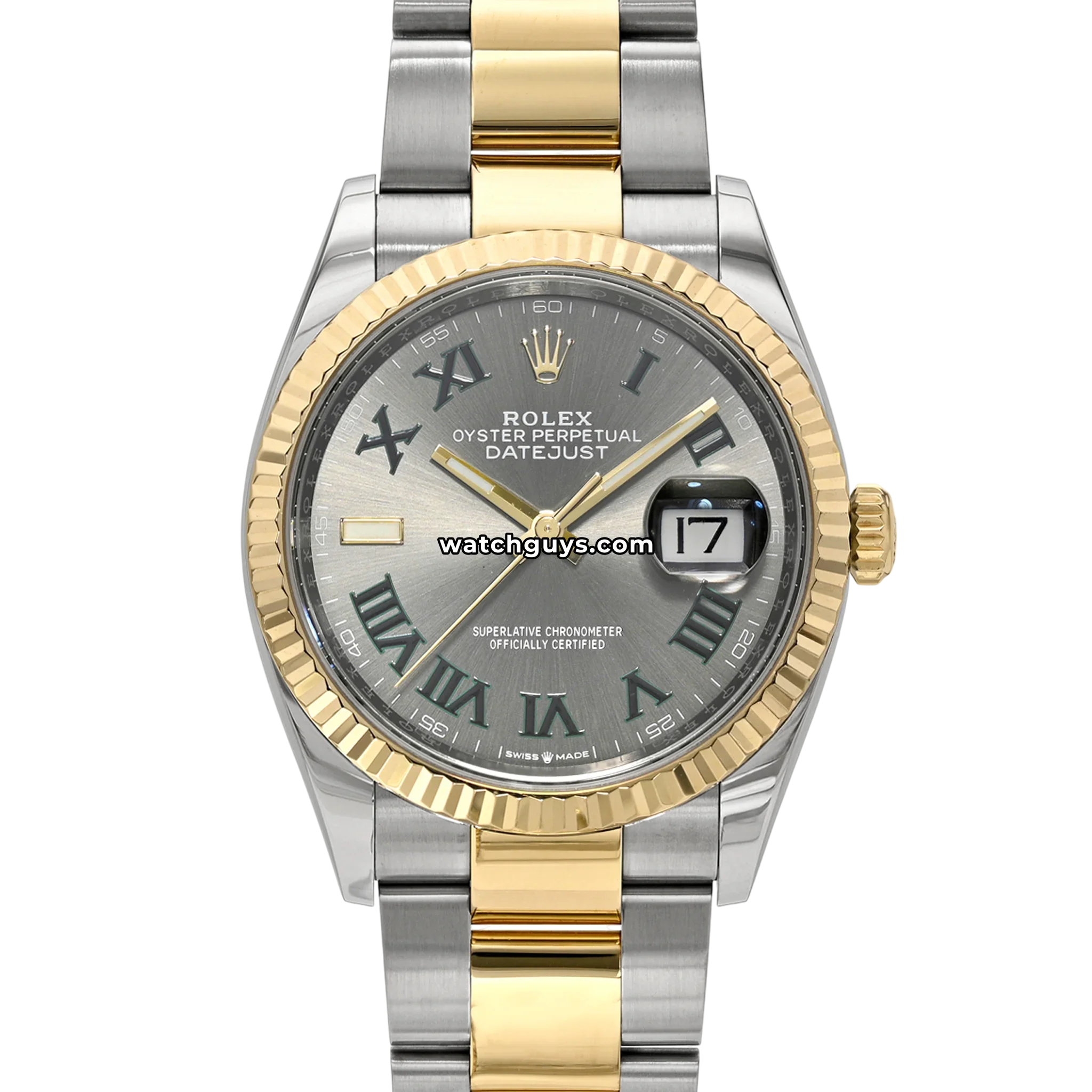 Rolex Datejust 126233 Wimbledon Two Tone Oyster
