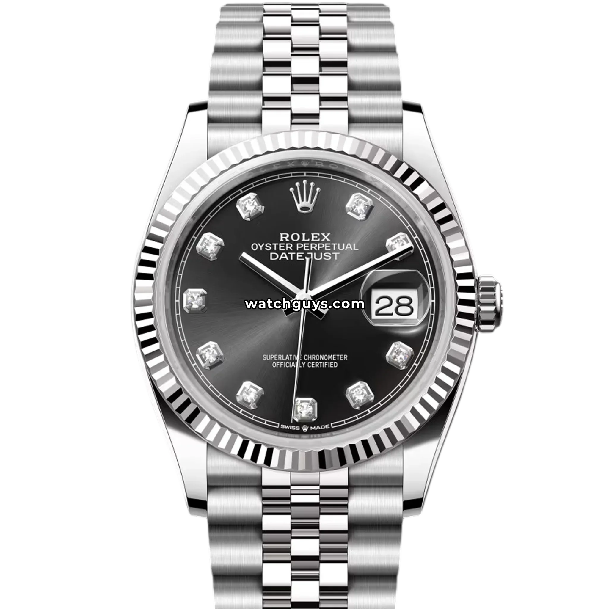 Rolex Datejust 126234 Black Diamond Jubilee