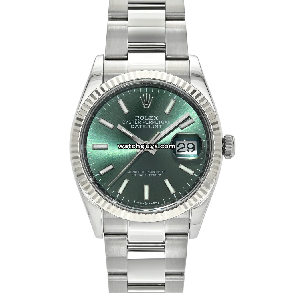 Rolex Datejust 126234 Mint Green Oyster