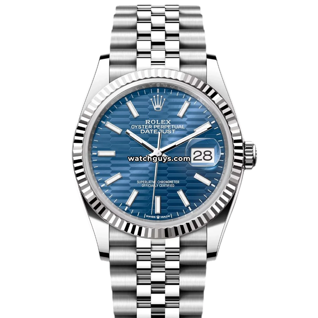 Rolex Datejust 126234 Blue Fluted Motif